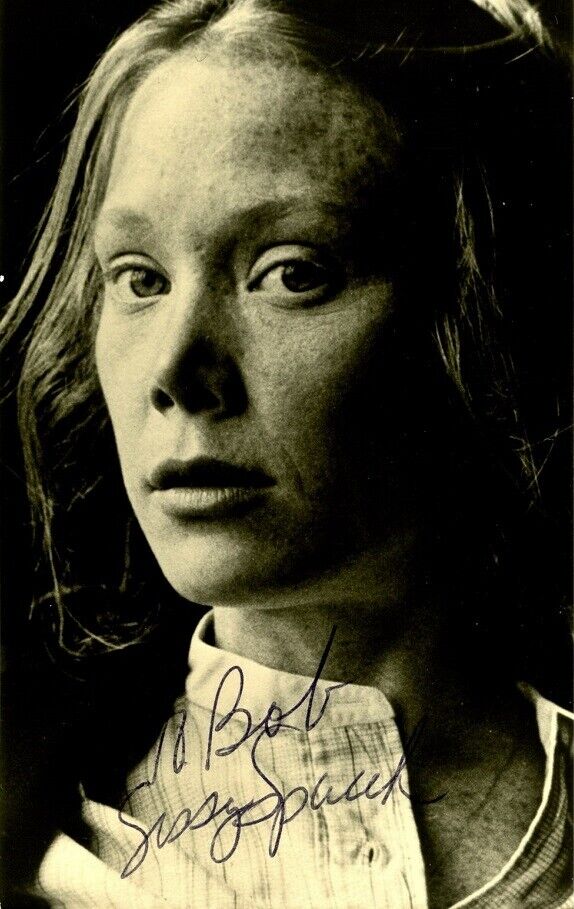 Vintage SISSY SPACEK Signed Photo Poster painting