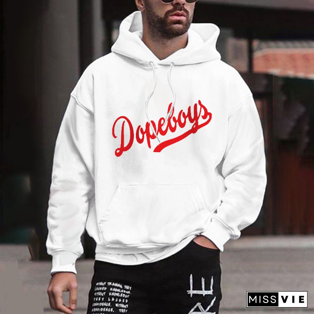 Letter Print Men's And Women's Sweatshirts