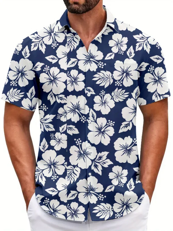 Hawaii West Coast Holiday Style Short Sleeves