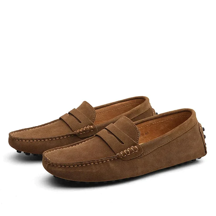 Suede Summer Loafers - No Lace shopify Stunahome.com