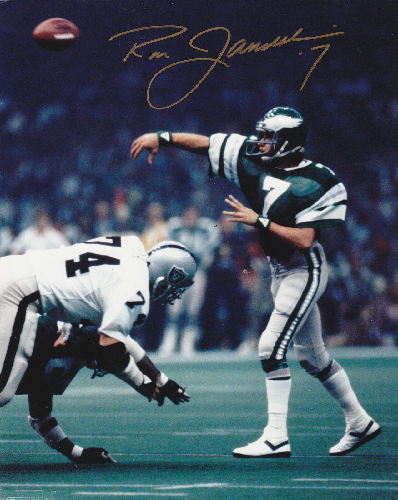 Ron Jaworski Autographed Signed 8x10 Photo Poster painting ( Eagles ) REPRINT