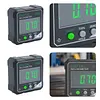 4-Side Digital Angle Finder Magnetic Level Box Electronic Cube Inclinometer Tool