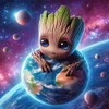 Groot-11CT Stamped Cross Stitch 40*40cm/15.75*15.75in
