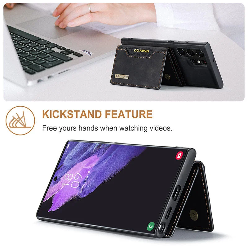 For Samsung S22 Magnetic Card Case Cover