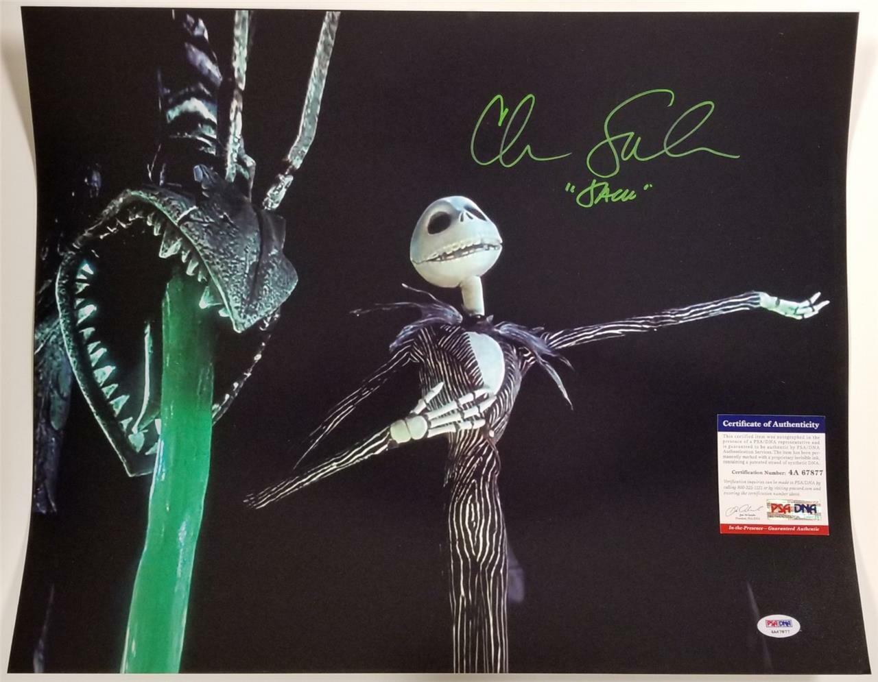 Chris Sarandon signed 16x20 Photo Poster painting #1 Nightmare Jack Skellington A ~ PSA/DNA COA