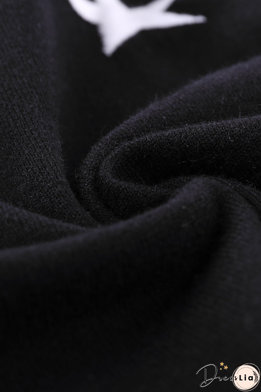 Turtleneck Star Print Sweater