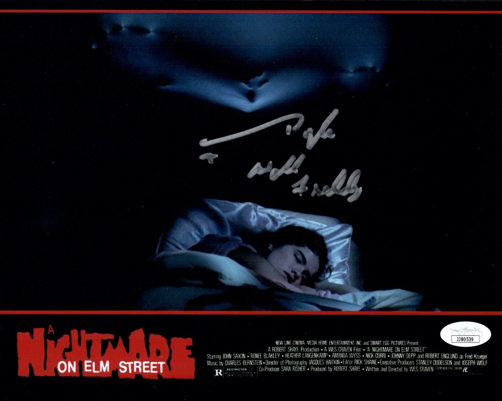 JIM DOYLE Signed Freddy Krueger NIGHTMARE ELM ON ST 8x10 Photo Poster painting Autograph JSA COA