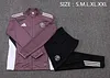 2025/2026 Manchester United Long Zipped Jacket Purple Gray Football Shirt 1:1 Thai Quality