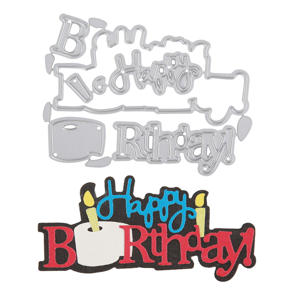 

Happy Birthday - Paper Craft Cutting Dies, 501 Original