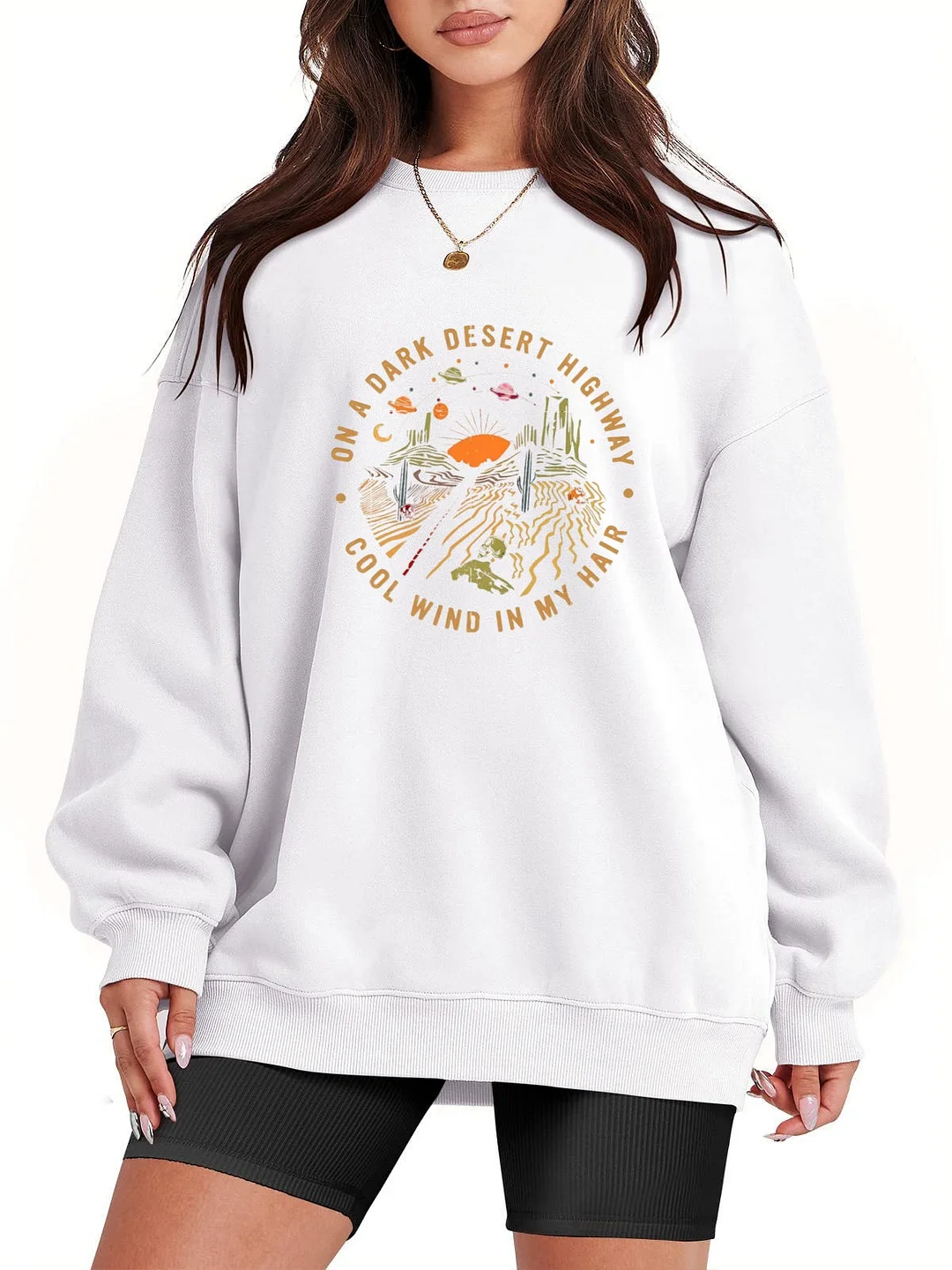 On A Dark Desert Highway Shirt,0037