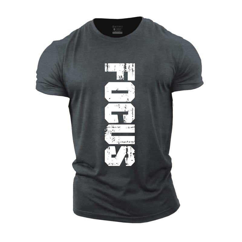 Cotton Focus Graphic Men's T-shirts tacday
