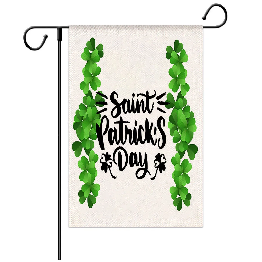 St. Patrick's Day Gonk Garden Flag