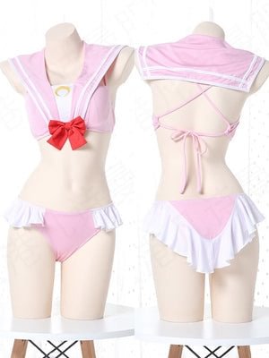 Sailor Moon Pink/Blue Uniform Swimsuit BE948