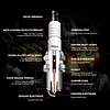 BPR6HS Spark Plug for NGK BPR6HS Torch E6RTC Stens 130-847 Toro 119-1961 Spark Plug 2 PACK