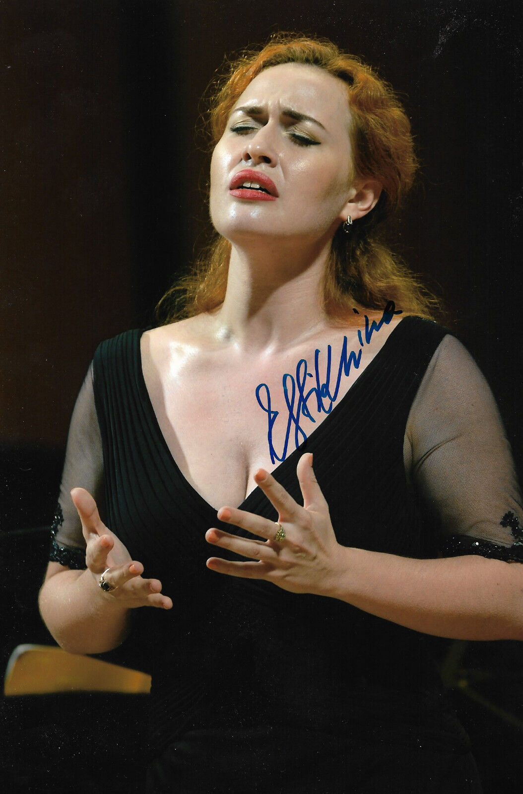 Elena Stikhina Opera signed 8x12 inch Photo Poster painting autograph