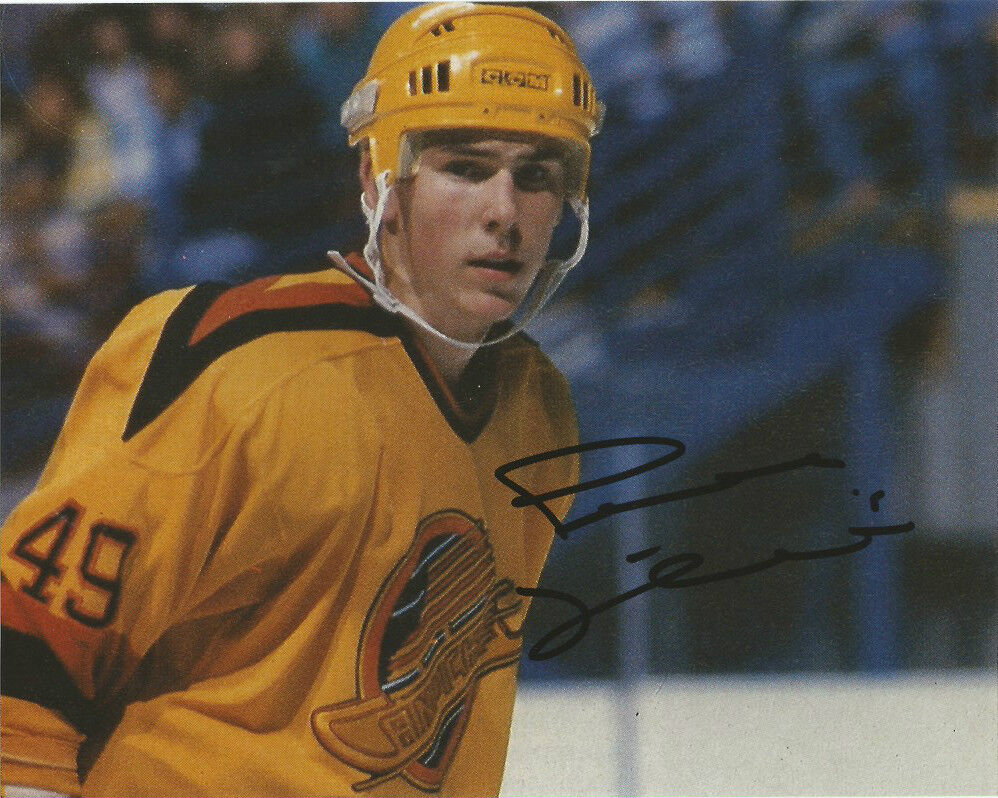 Vancouver Canucks Trevor Linden Signed Autographed 8x10 Photo Poster painting COA R