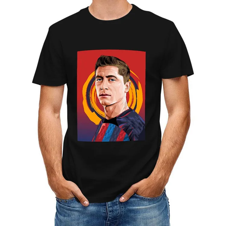 Robert Lewandowski Inspired Short Sleeve T-Shirt