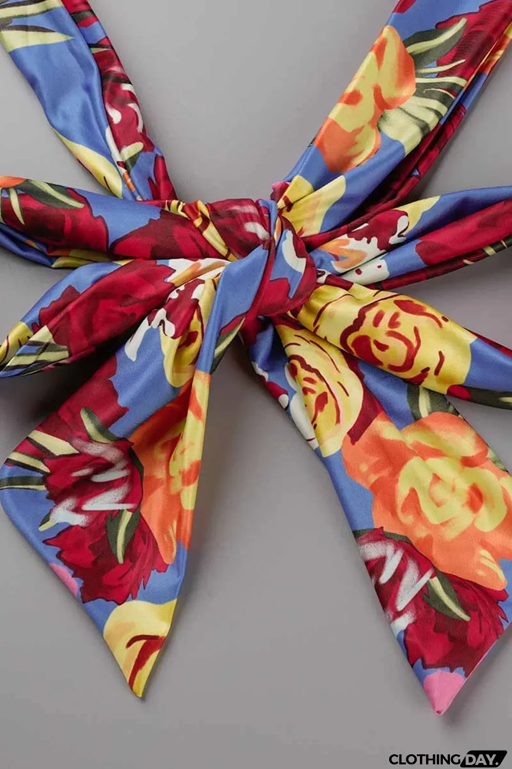 Green Fashion Street Print Patchwork Halter Sleeveless Two Pieces