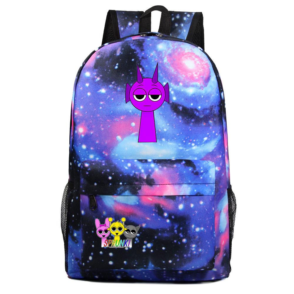 Mayoulove Sprunki Backpack Lightweight Durable Design for School and Outdoor Activities-Mayoulove