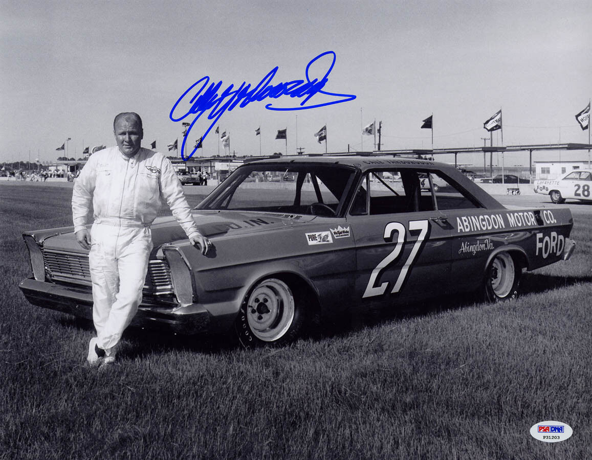 Cale Yarborough SIGNED 11x14 Photo Poster painting NASCAR LEGEND PSA/DNA AUTOGRAPHED