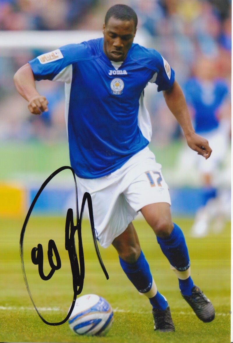 LEICESTER CITY HAND SIGNED DANY N'GUESSAN 6X4 Photo Poster painting.