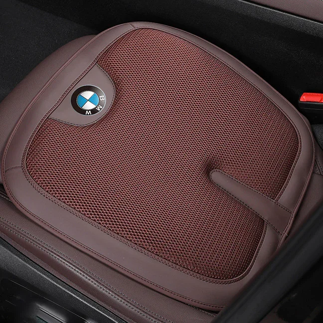 ✨Spring Sale✨Summer Comfortable Leather Ice Silk Mosaic Car Seat Cushion