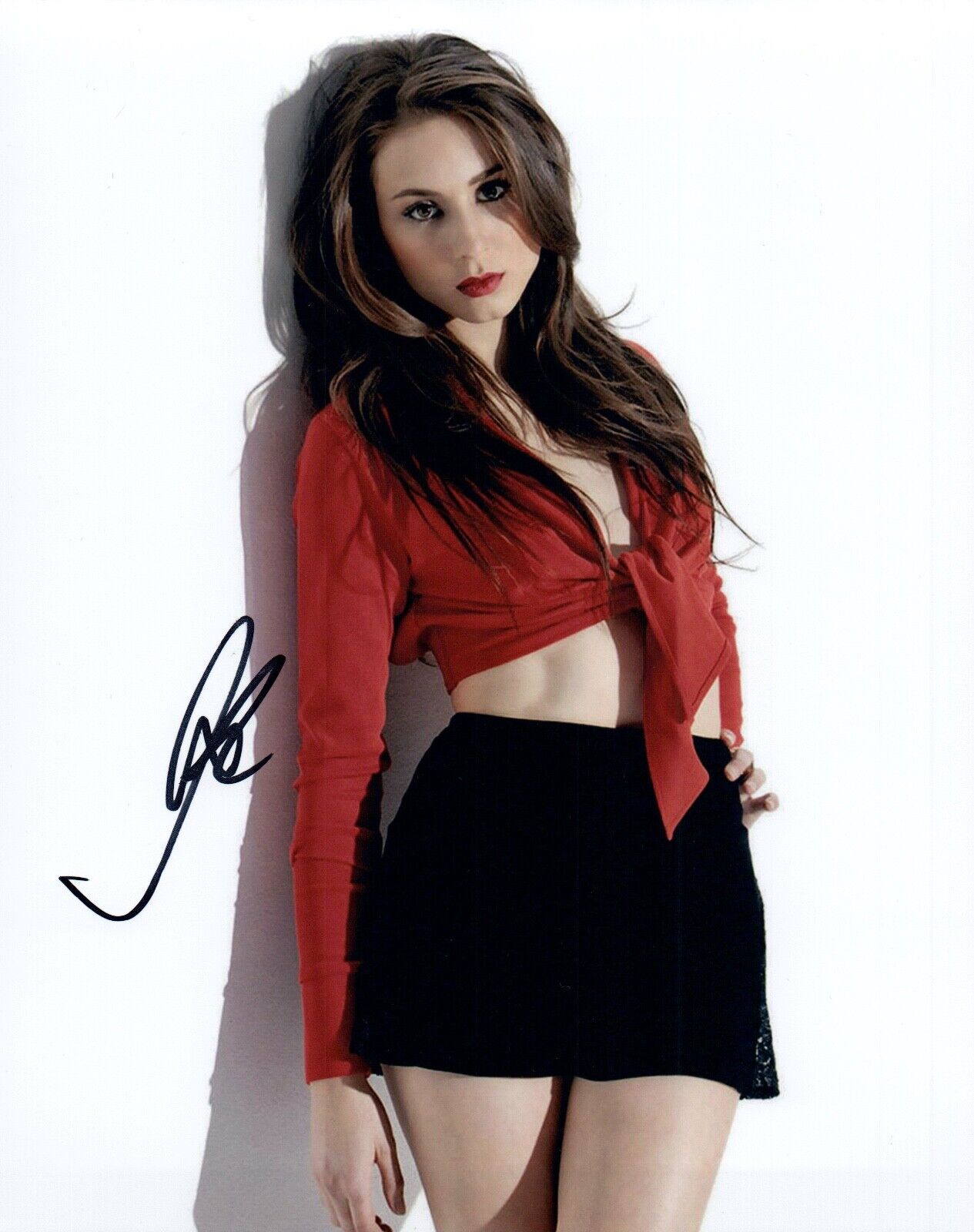 Troian Bellisario Signed Autographed 8x10 Photo Poster painting Pretty Little Liars Actress COA