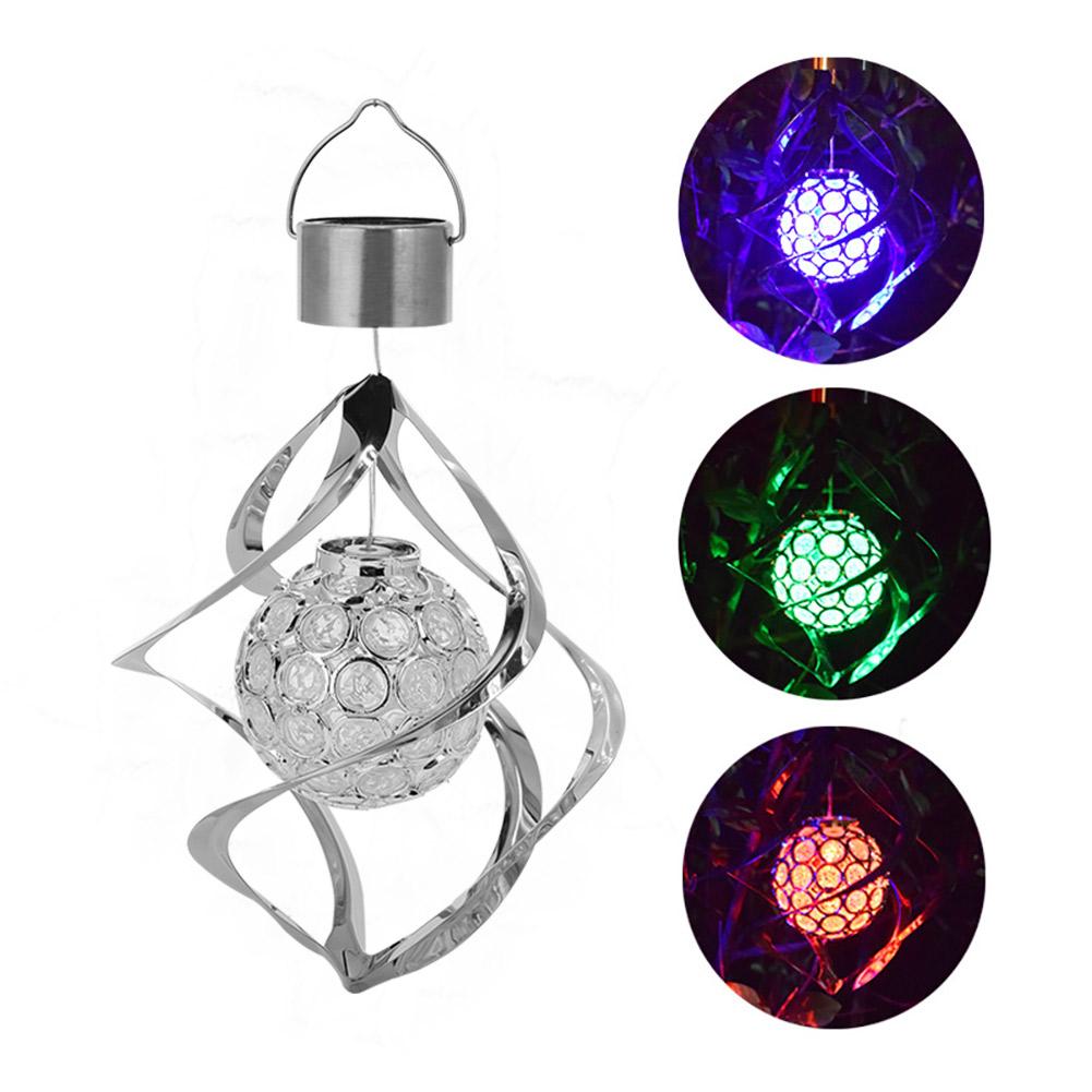 

Solar LED Spinner Color Changing Hanging-Wine Chimes Light, 501 Original