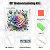 DIY Partial Special Shaped Drill Diamond Painting-Flower