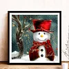 Snowman - Full Round Diamond Painting