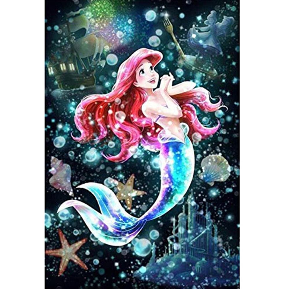 Full Round Diamond Painting - Mermaid(30*40cm)