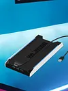 For PS 5 Slim/PS 5 Pro RGB Vertical Cooling Stand Base Console Host Bracket