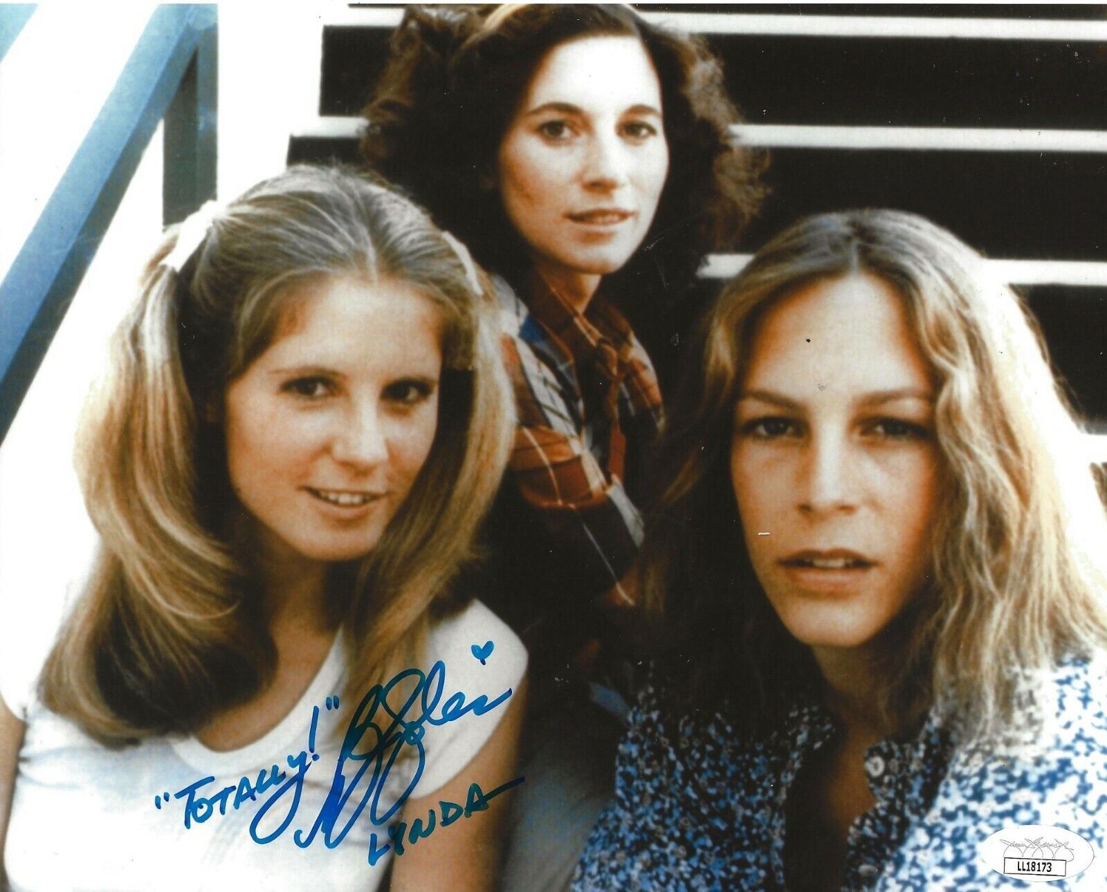 P. J. Soles signed Halloween 8x10 Photo Poster painting autographed Lynda van der Klok 3 JSA