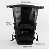 Motorcycle Bumper Bag Waterproof 8L Frame Crash Bars Bag Riding Tools (Black)