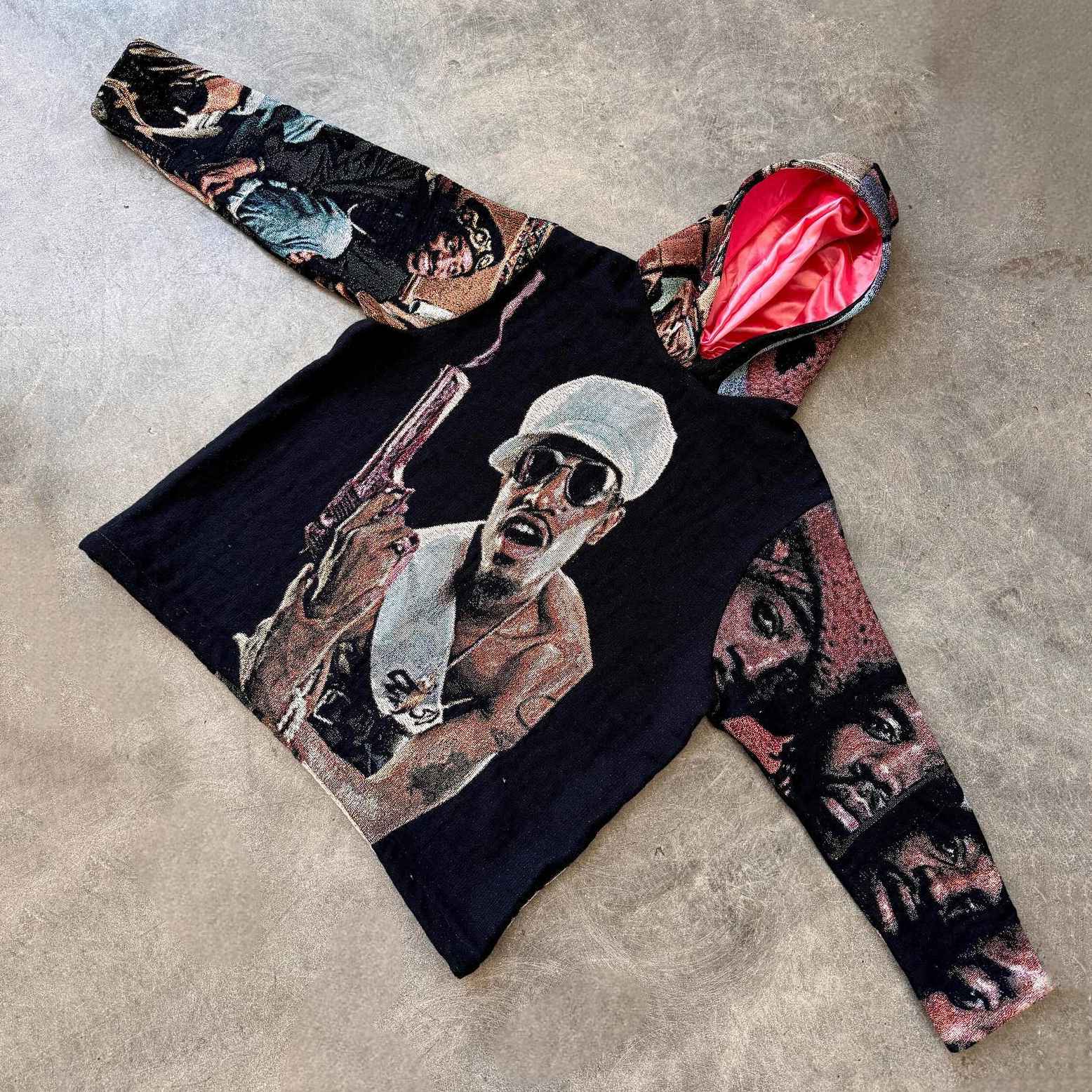 Hip Hop Rap Casual Tapestry Hoodie