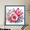 Petit Flower-Partial 11CT Stamped Cross Stitch Bead Embroidery 36*36cm/14.17*14.17in tapestrymarket