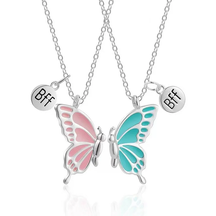 BFF Butterfly Necklace
