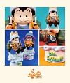Arare/ Arale & Piisuke Soramame - Dr. Slump Resin Statue - Lu Li Studio