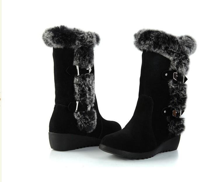 Women Warm Boots With Plush - BlackFridayBuys