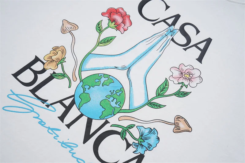 Casablanca 2023 new fashion T-shirt short sleeves