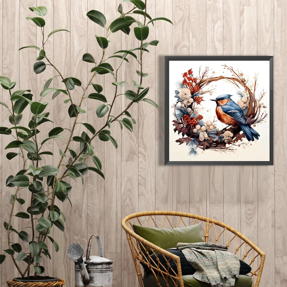 Diamond Painting - Full Round Drill - Garlan Bird(Canvas|40*40cm)