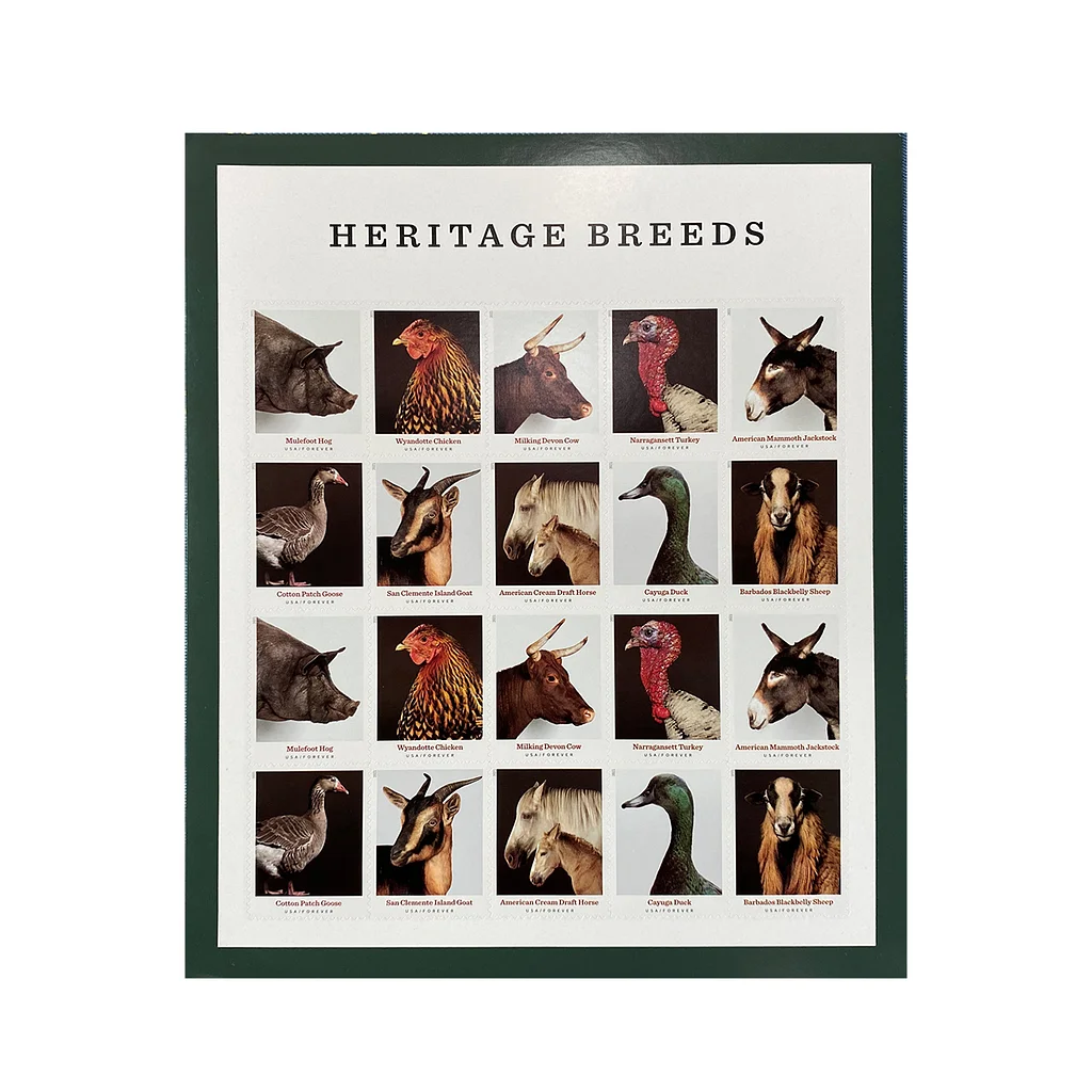 Heritage Breeds Stamps 2021 Forever Postage Stamps