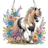 Horse 2D Flat DIY Diamond Art Pendant Special Shape DIY Home Decor Hanging Charm