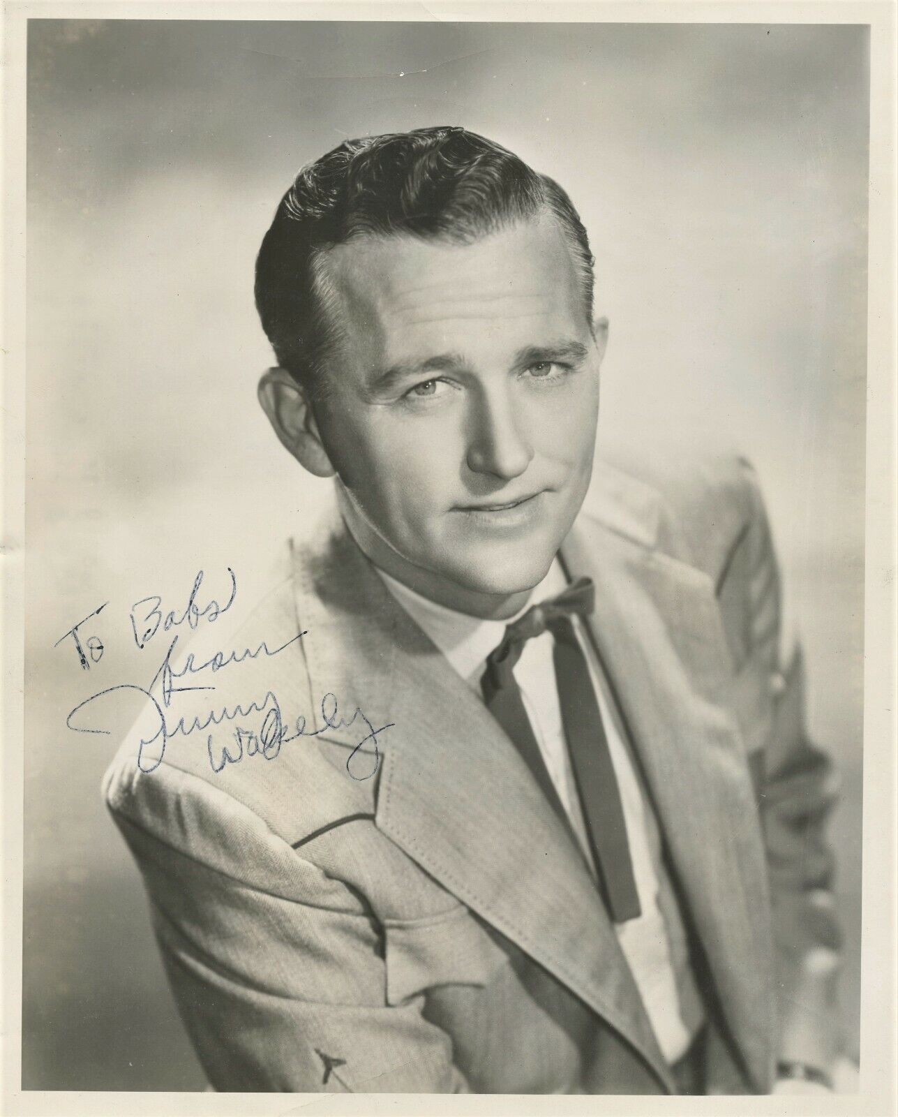 Vintage JIMMY WAKELY Signed Photo Poster painting