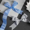 Classic Plaid Ribbon Roll for Gift Wrapping Craft Bowknot