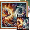 Sun And Moon Phoenix-11CT Stamped Cross Stitch 50*50cm tapestrymarket