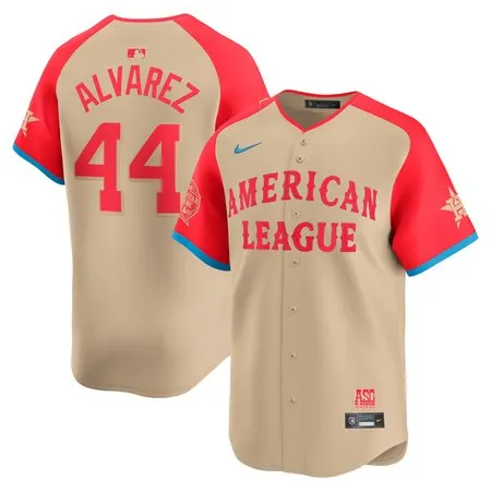 Men's American League Yordan Alvarez  Cream 2024 MLB All-Star Game Limited Player Jersey