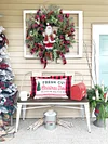 🔥Last Day 49% OFF🔥Santa Christmas Front Door Wreath-mysite-Adracos