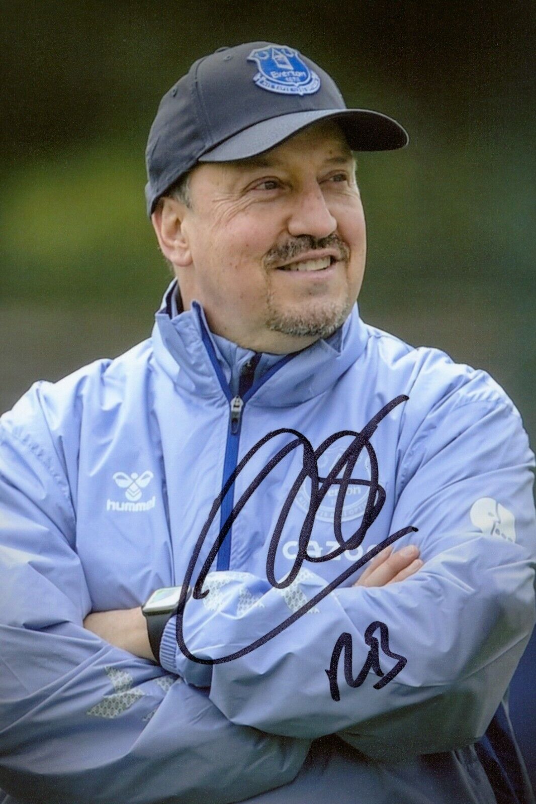 Rafa Benitez Signed 6x4 Photo Poster painting Everton Liverpool Newcastle United Autograph + COA