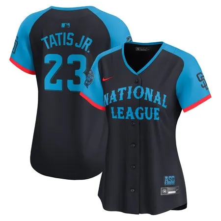 Women's National League Fernando Tatis Jr.  Navy 2024 MLB All-Star Game Limited Player Jersey